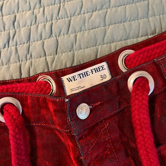 We The Free Red Velvet Joggers - Picture 5 of 12